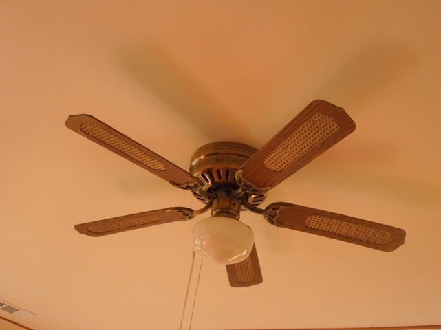 Fan in living room - 264 N 13th St