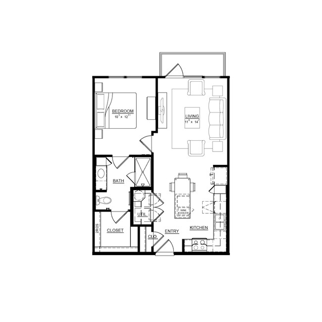 Floorplan - Magnolia on Moser