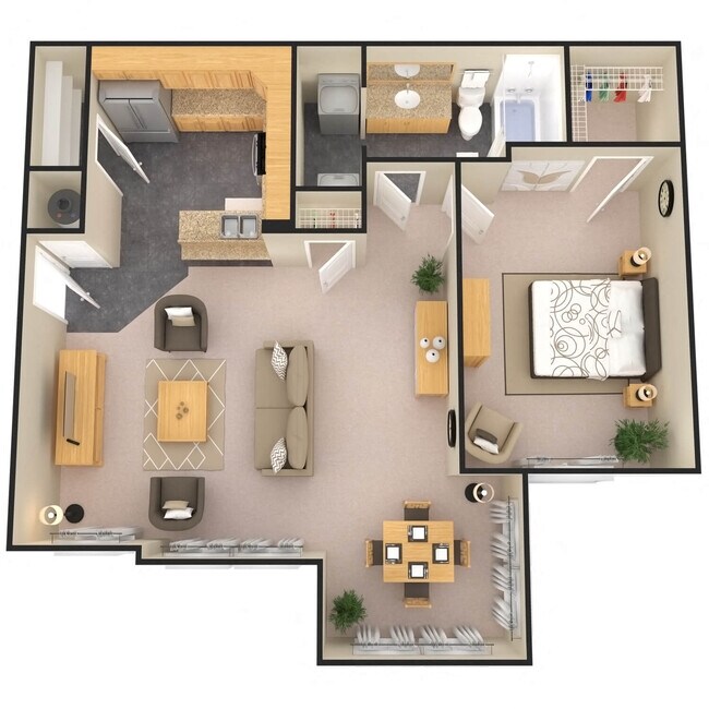 Floorplan - Watercress Apartments