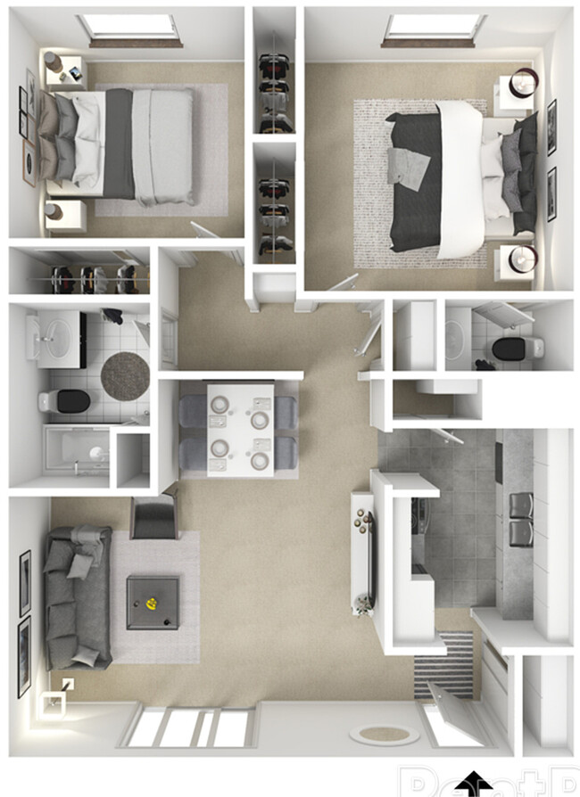 Floorplan - Sunset Grove Apartments