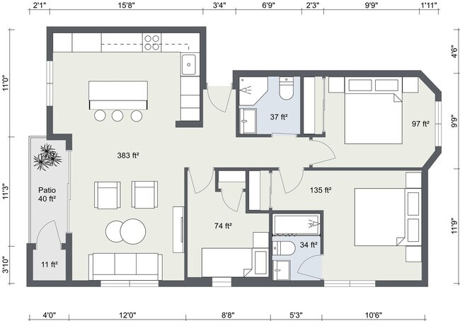 Floorplan - The Royal of Rancho Penasquitos