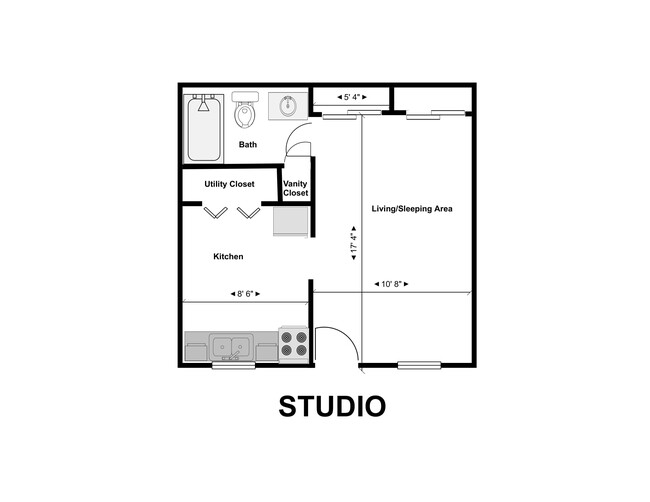 Floorplan - The Broadstone Apartments