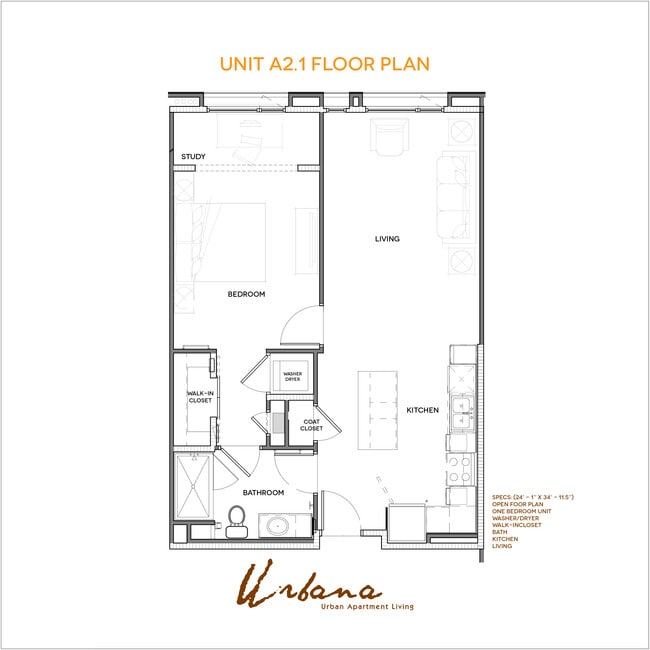 A2 Floorplan - Urbana