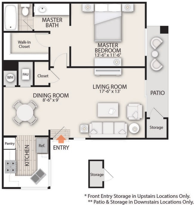 Floorplan - Woodbridge Willows Apartment Homes