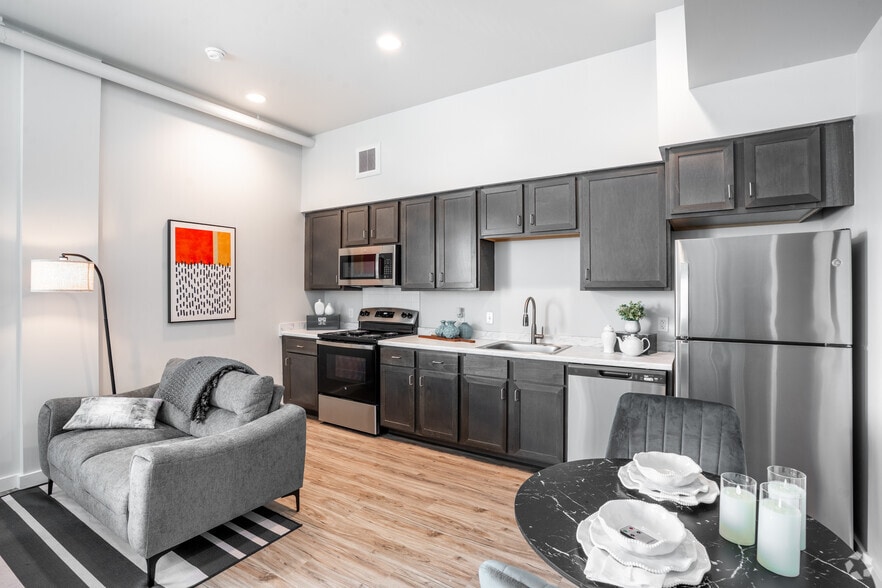 Studio - 549SF - Kitchen - St. Elizabeth Place