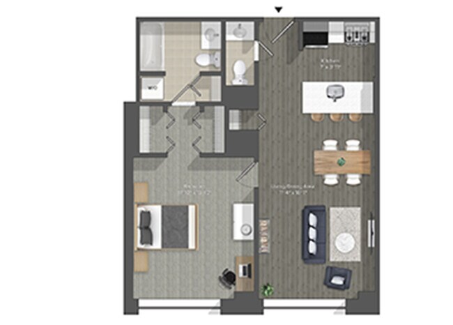 Floorplan - Walnut Street Apartments