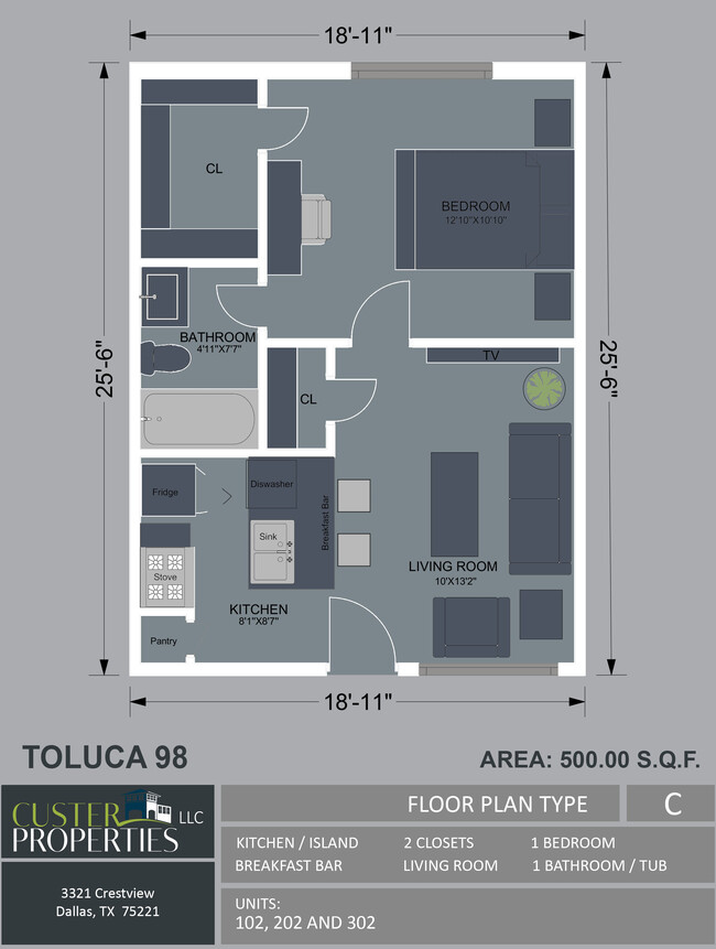 Floorplan - Toluca Square