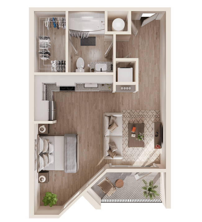 Floorplan - The Easley at UC