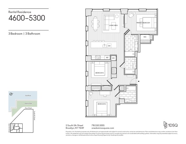 Floorplan - One Domino Square