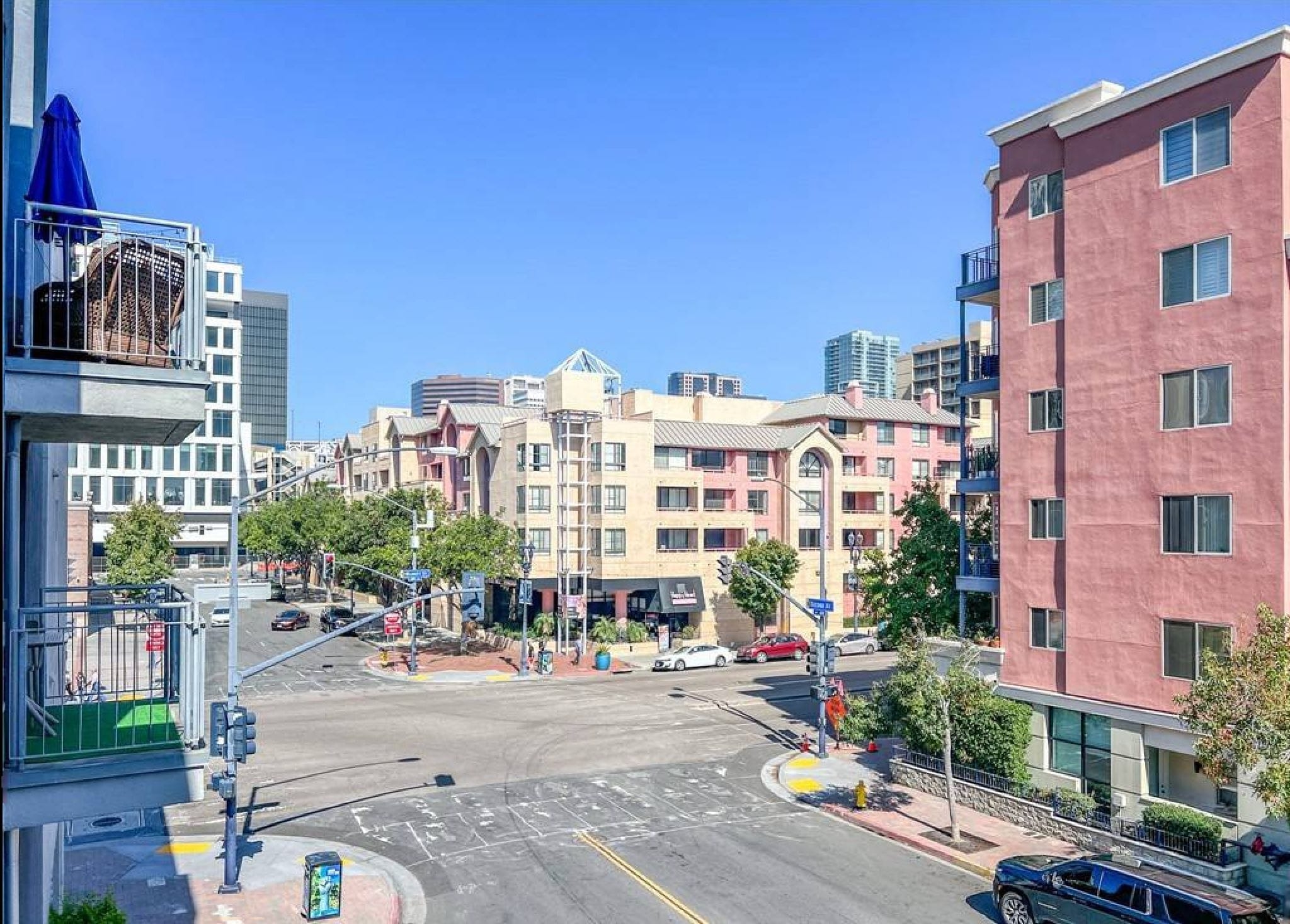 in-unit balcony view - 101 Market St