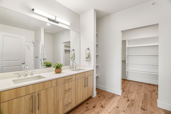 2 Bedroom Apartment Bathroom at Current Apartments in Murray - Current Apartments