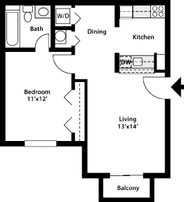 1BR/1BA - Pembroke Park Apartments