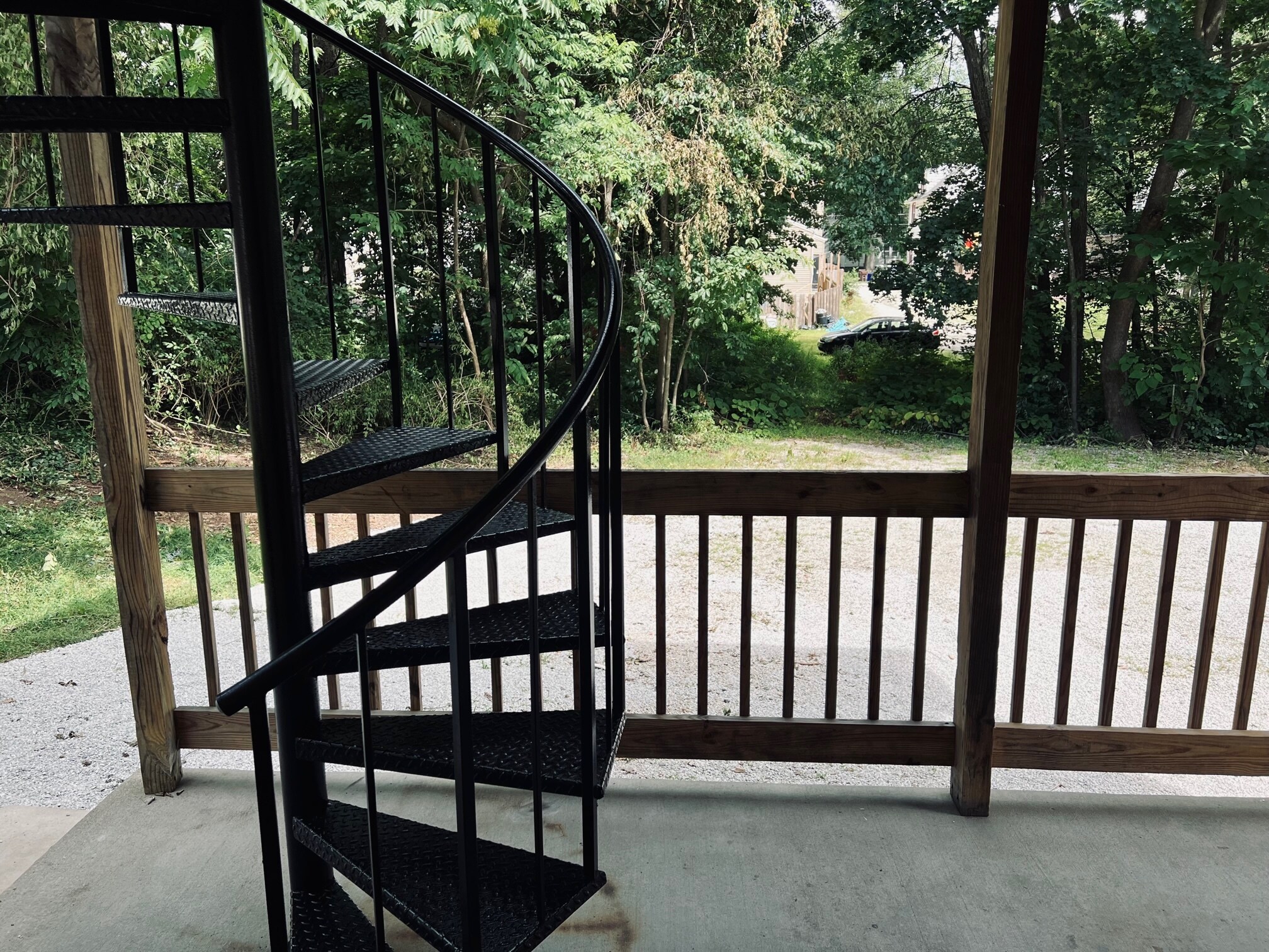 Downstairs back deck - 223 N Lincoln St