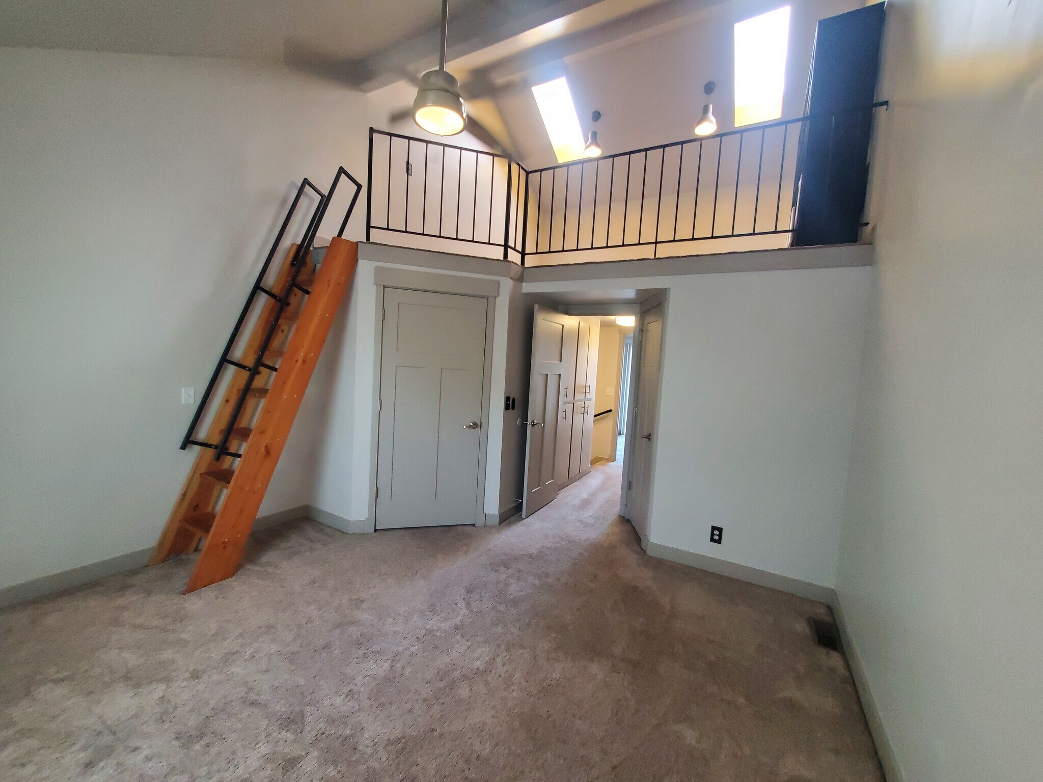 Master Bedroom with Loft and Ceiling Fan - 1432 W Telegraph Hill Dr