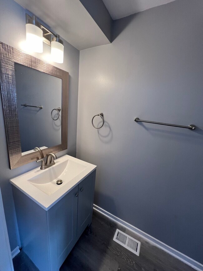 1st floor powder room - 1109 Davis St