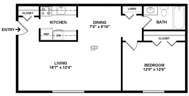 Floorplan - The Dorchester.