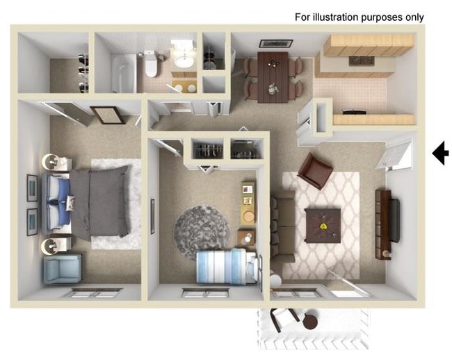 Floorplan - Walbridge Apartments