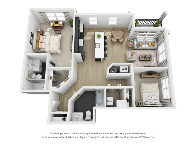 Floorplan - Excelsior Park Apartments