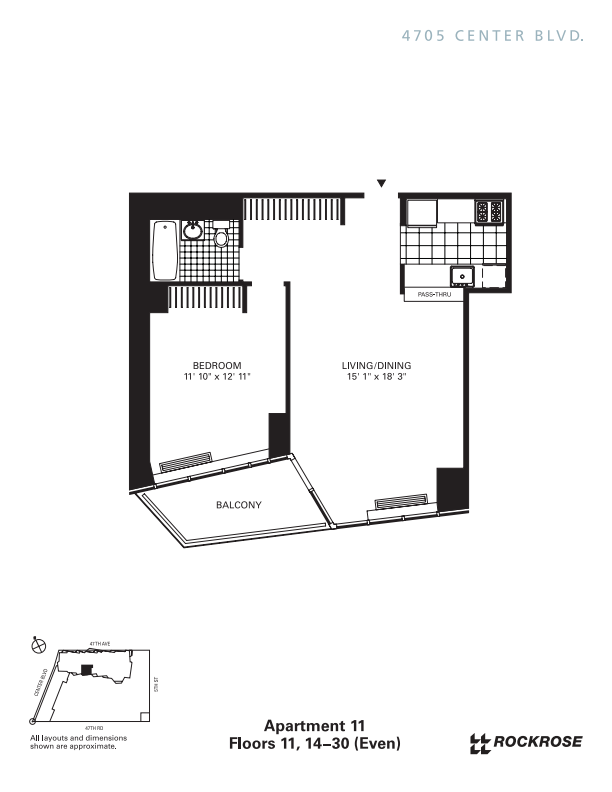 Floorplan - 4705 Center Boulevard