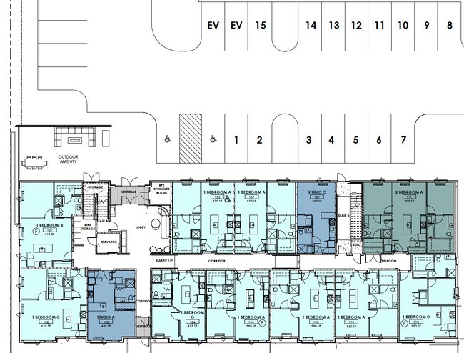 First Floor - Michigan Place Apartments