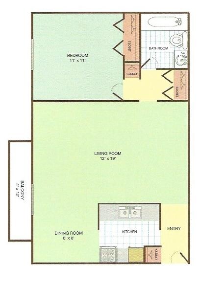 Floorplan - Aljer Manor Apartments