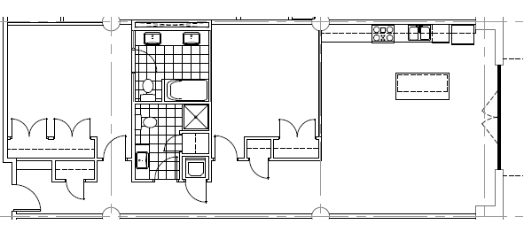 2BR/2BA - Chesapeake Lofts