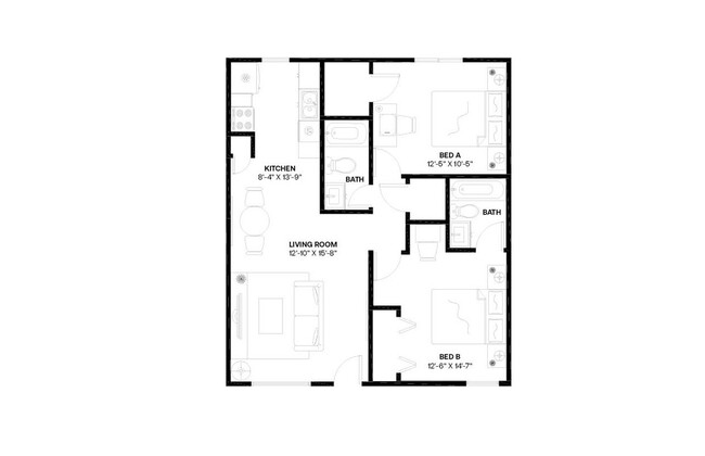 Building Photo - Private bedroom in 2 bed/2 bath Home