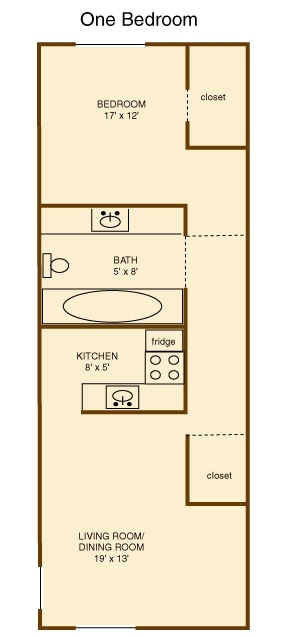 1BR/1BA - Malaga Villa Apartments
