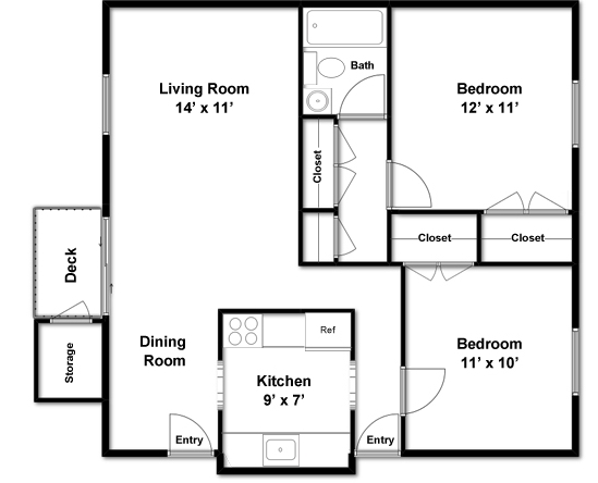 2BR/1BA - Fox Park