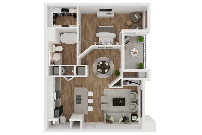 Floorplan - Montrachet Apartments