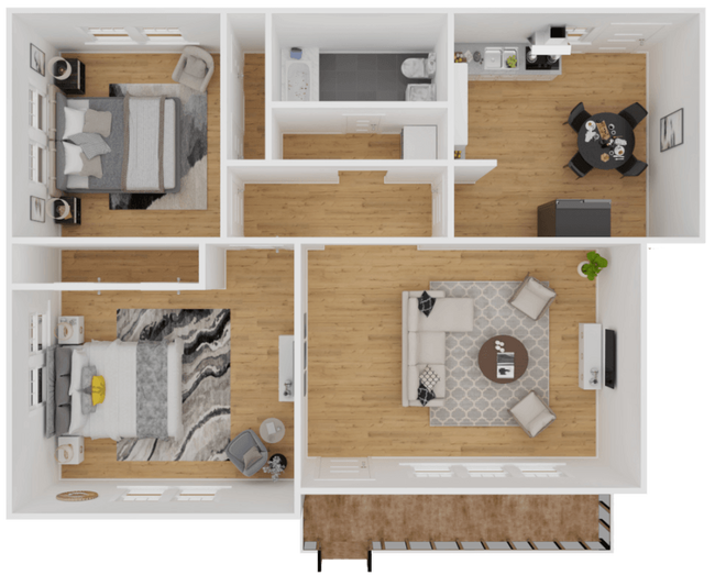 Floorplan - Crossdale Flats