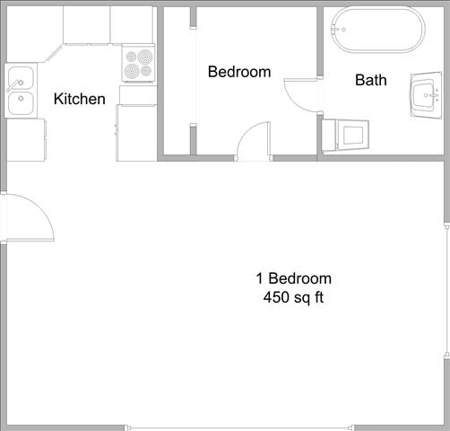 1BR/1BA - Millennium Apartments