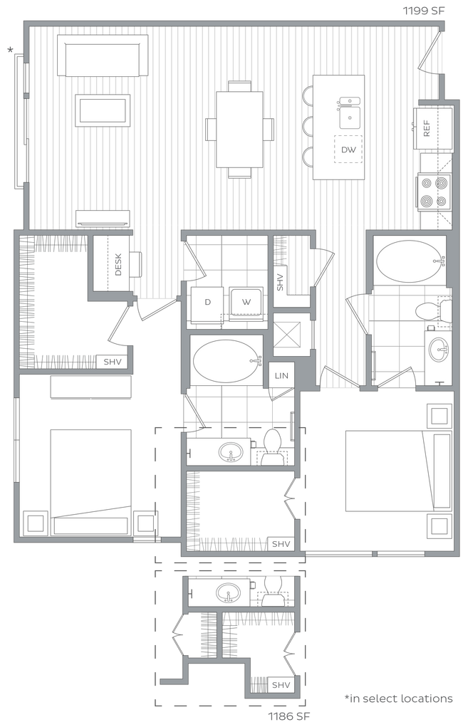 Floorplan - The Reverie at Lake Boone