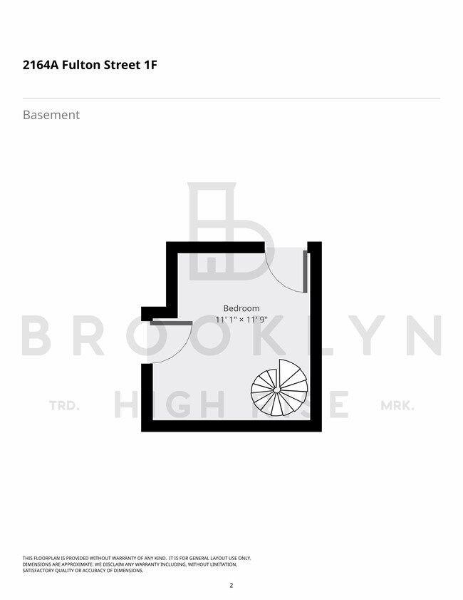 Floorplan - Brooklyn High Rise