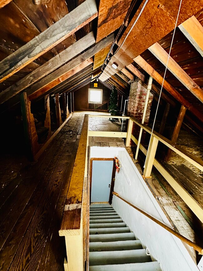 Stairs to the attic - 4048 Snelling Ave