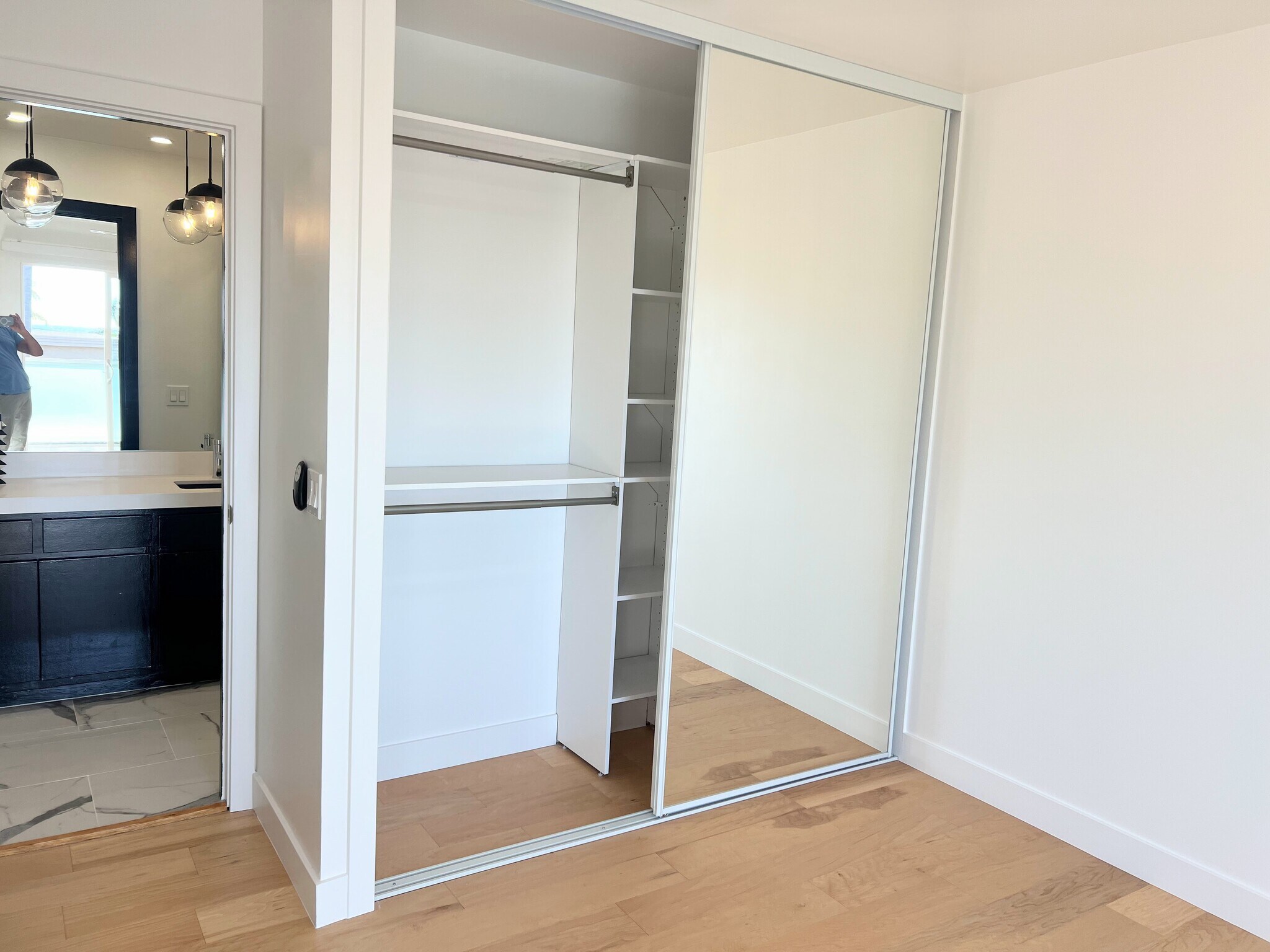 Closet systems on both primary closets - 2233 Manchester Ave