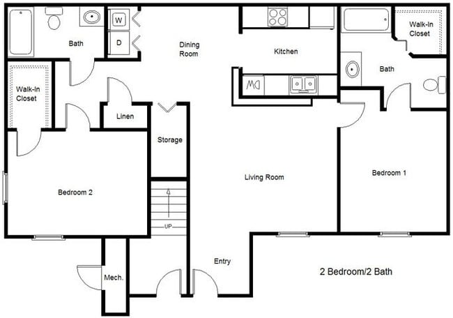 Floorplan - Seven Palms Apartments