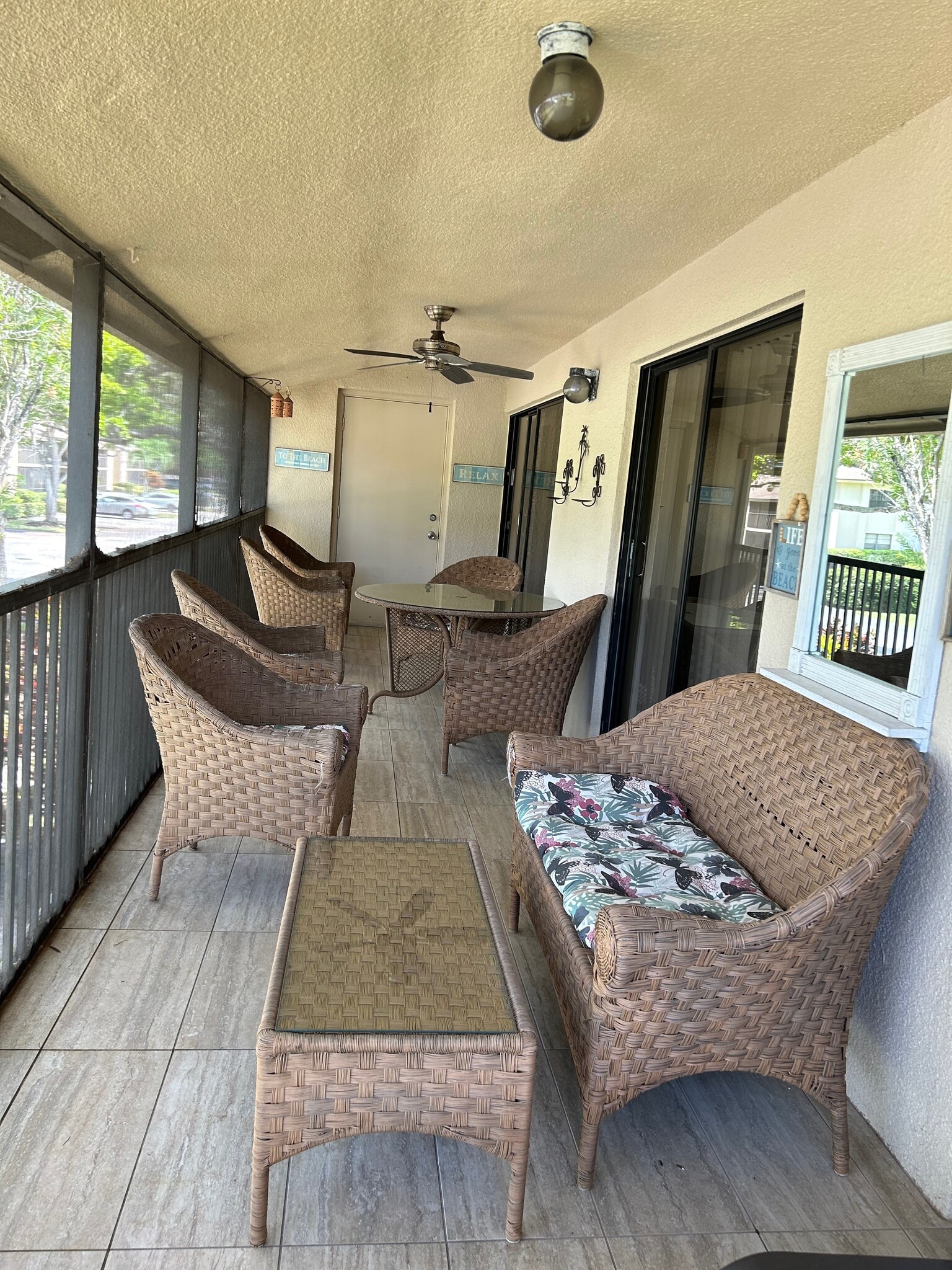 large screen in patio - 225 Deer Creek Blvd