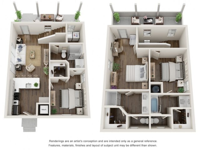 Floorplan - The Cottages at Old Monrovia