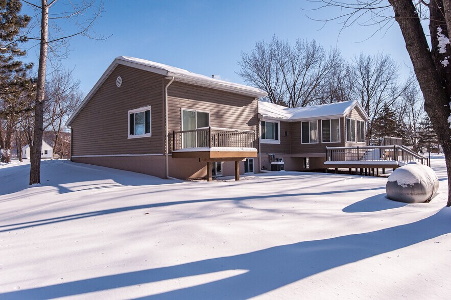 Back of House with 2 Decks - 67951 County Road 76
