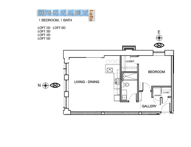 Floorplan - Bentley Lofts