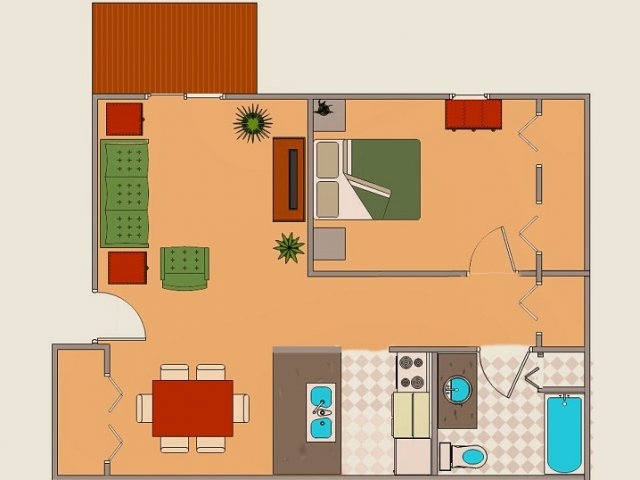 1br/1ba - Loomis Estates Apartments