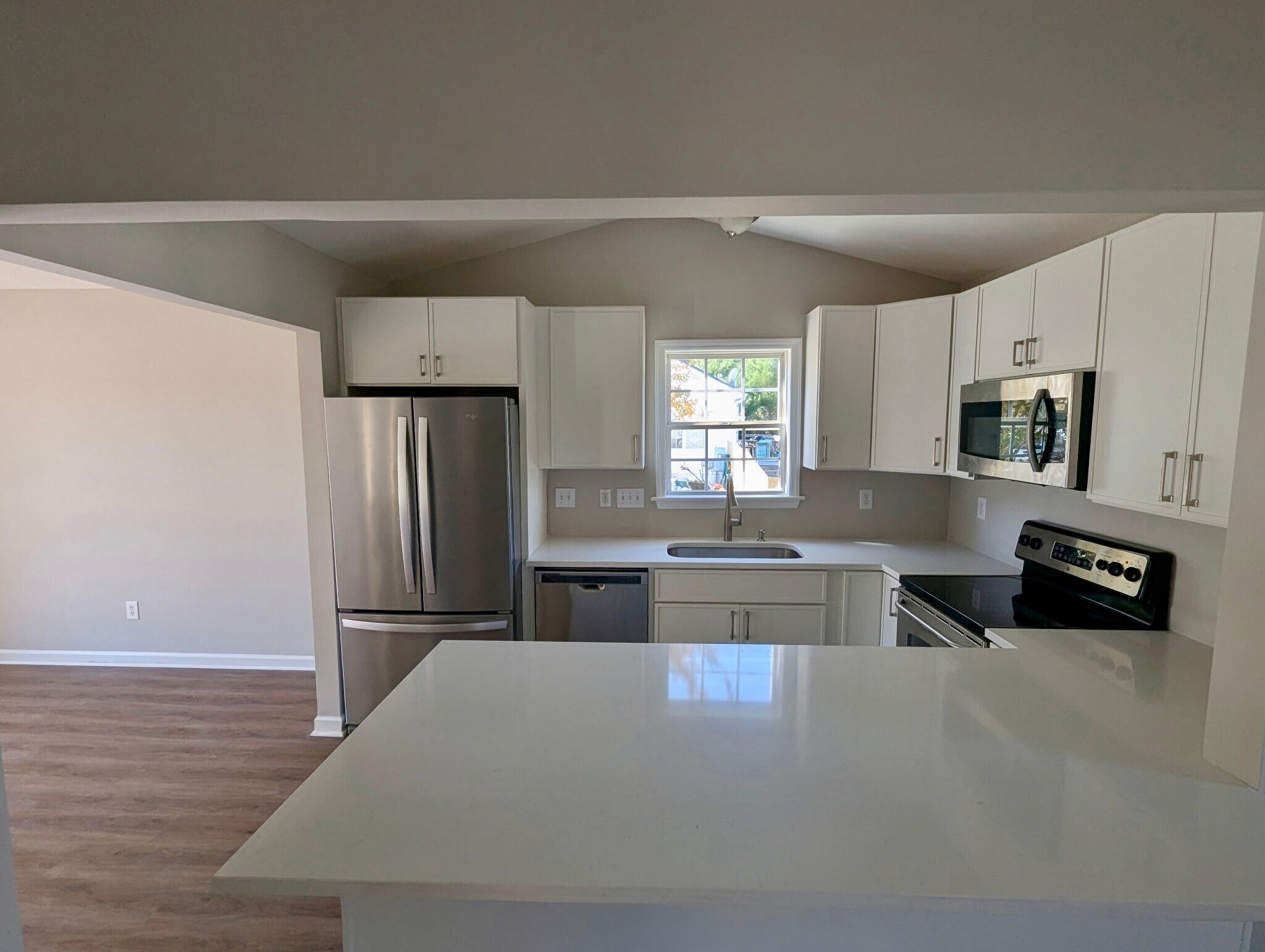 Kitchen adjacent to dining space - 417 Flagg Rd