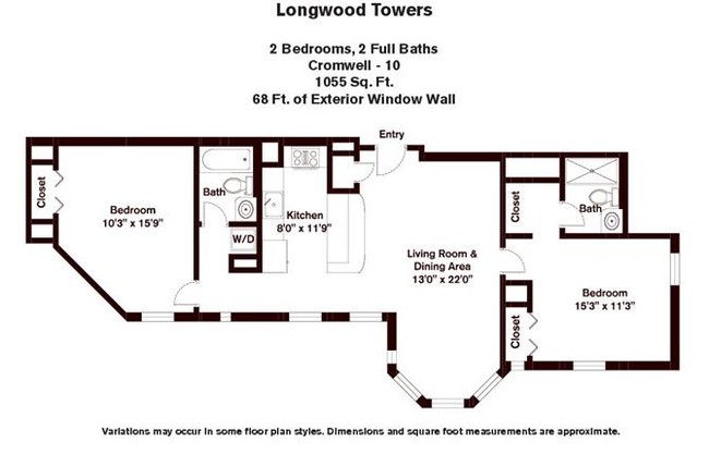 Floorplan - Longwood Towers