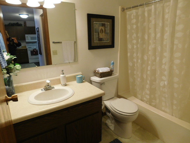 Tub shower, new floor & paint - 124 6th Ave