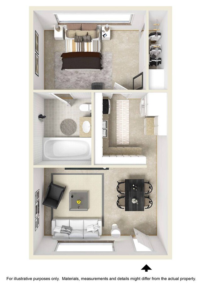 Floorplan - Monticello Apartments