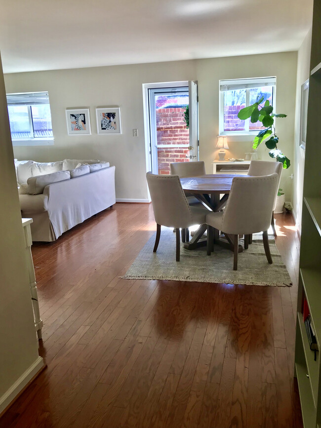 View from condo hall entrance and large walk-in hall closet - 200 N Maple Ave