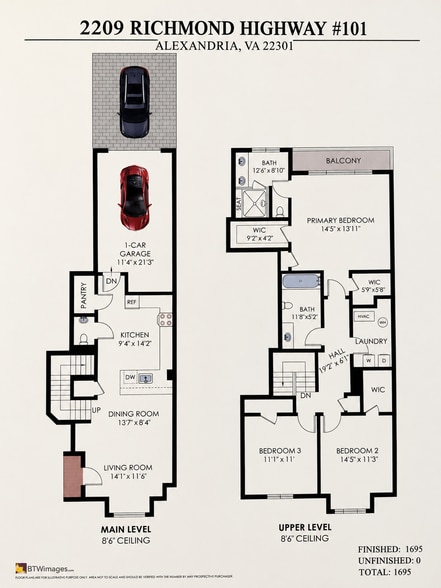 Condo Layout - 2209 Richmond Hwy