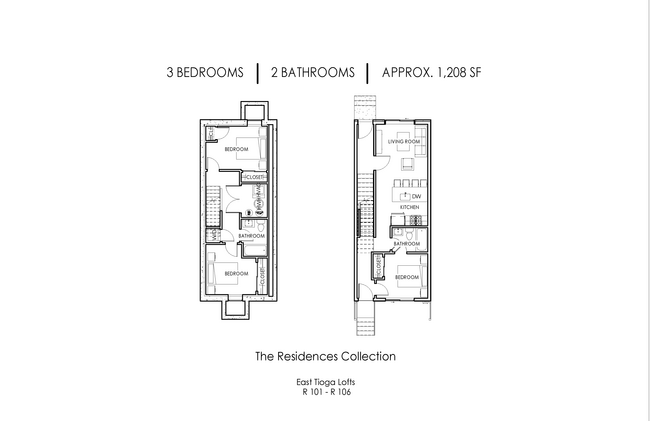 Floorplan - East Tioga Lofts