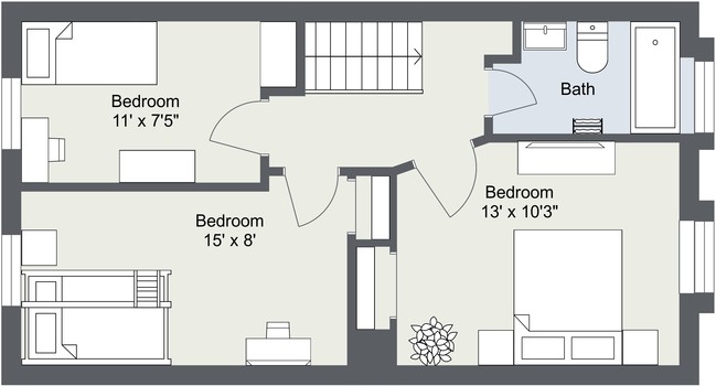 2nd Floor - Hollinswood Townhouses